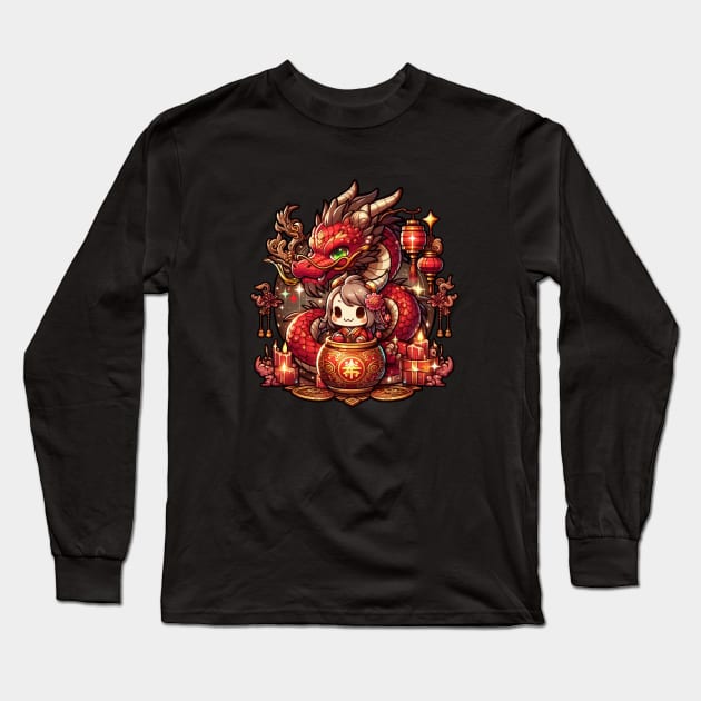 Year of the Dragon 05 Long Sleeve T-Shirt by Marvin